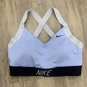 NIKE Pro Criss Cross Elastic Straps Sports Bra Athletic